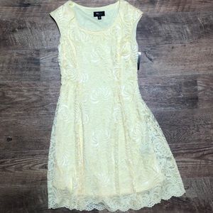 Yellow Lace Dress! Brand New!